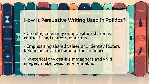 How Is Persuasive Writing Used In Politics? - The Prose Path