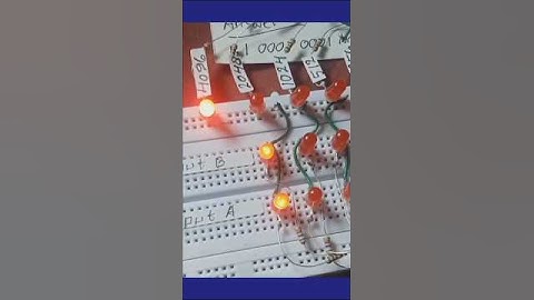 Hardware Calculator 12 Bit Binary IC 74LS83 Test