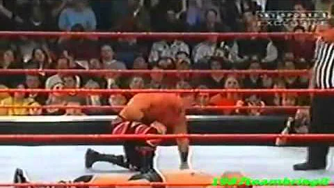 Stone Cold and The Rock vs Chris Benoit and Kurt Angle Part 2