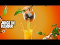 juice in blender full process