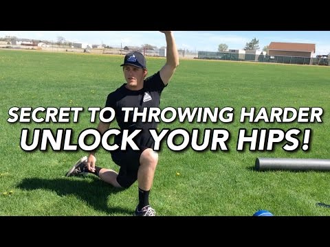 Improve Your Baseball Throwing Velocity By UNLOCKING YOUR HIPS! Instructional Video