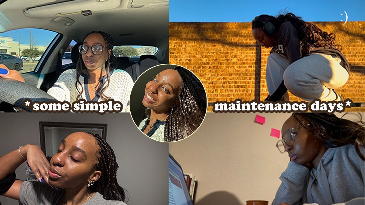 a few simple maintenance days: hair, brows, hw, etc :)