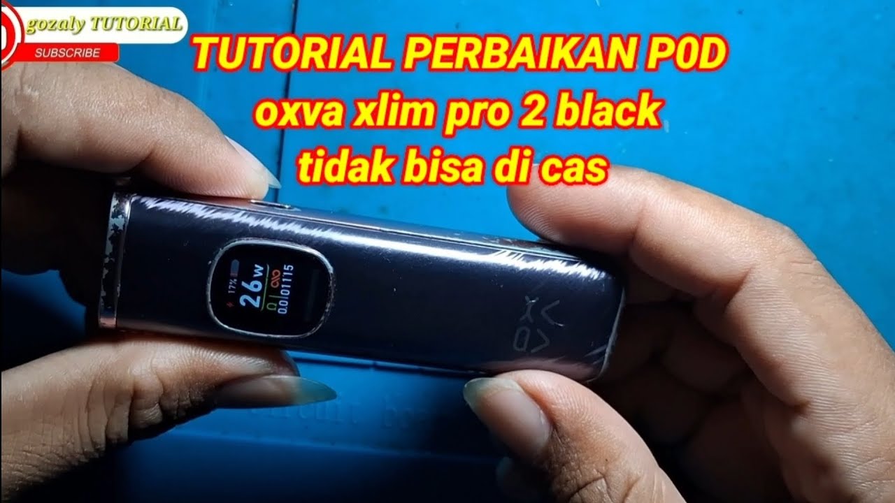 Tutorial perbaikan oxva xlim pro 2 black tidak bisa di cas || not charging