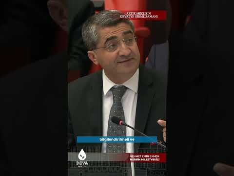 Artık Meclisin Devreye Girme Zamanı
