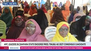 APC Leaders In Zamfara State Endorse President Tinubu As 2027 Consensus Candidate
