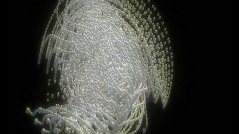 Maya particle Dynamics motion. Newton and Radial Fields