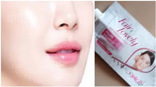 CARA CEPAT MENGHILANGKAN FLEK HITAM Dengan Krim fair &lovely || tips dari Subscriber