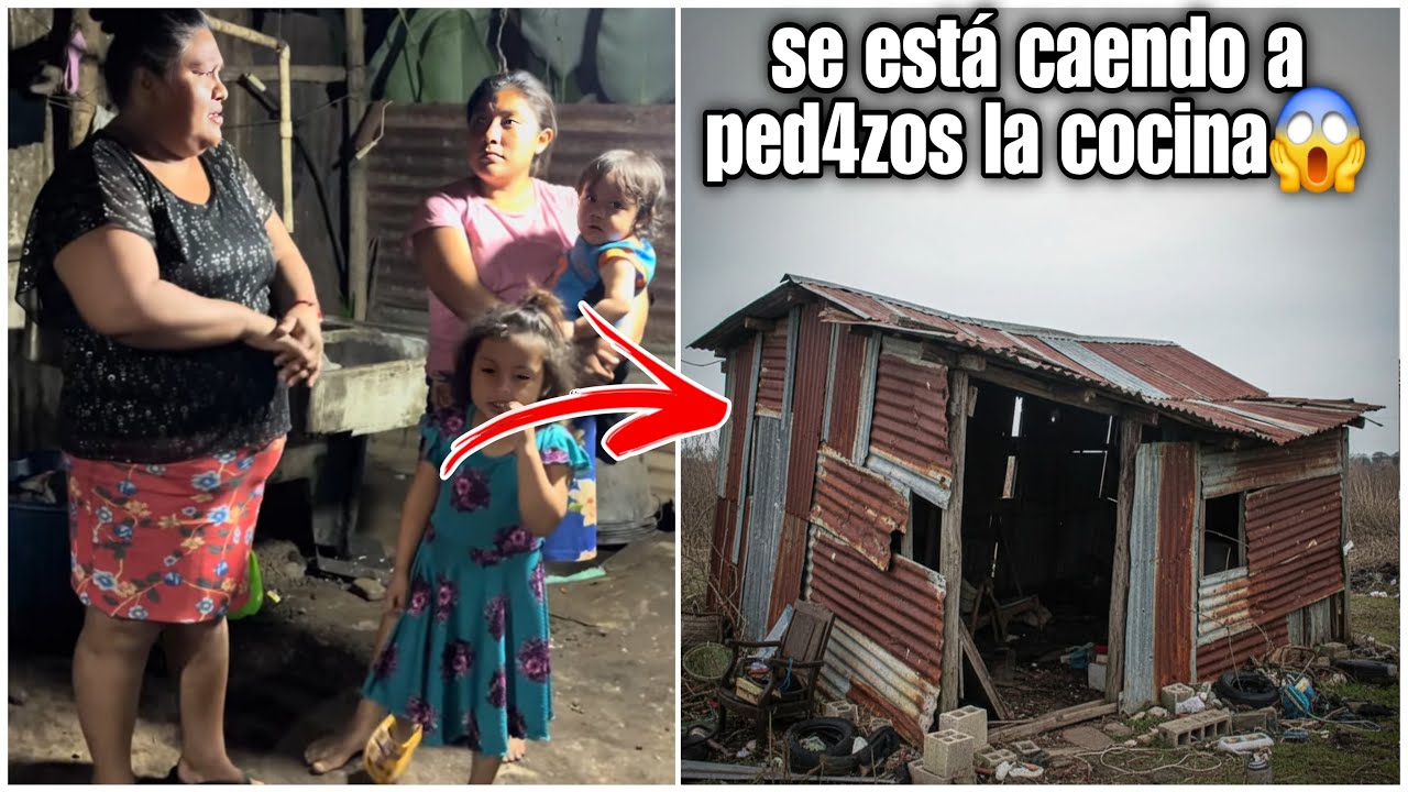 Doña Lupe con Lagrimas en los Ojos Muestra que su Cocina ya Se Cae💔