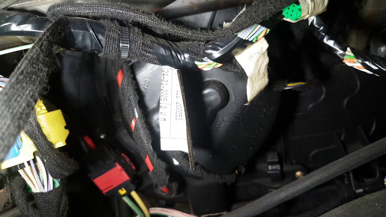 peugeot 807 ac blower location YouTube
