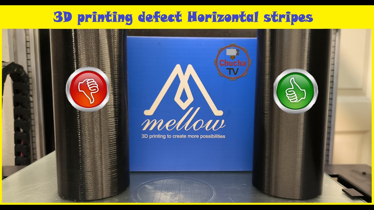 Дефект 3Д друку Горизонтальні смуги, 3D printing defect Horizontal stripes