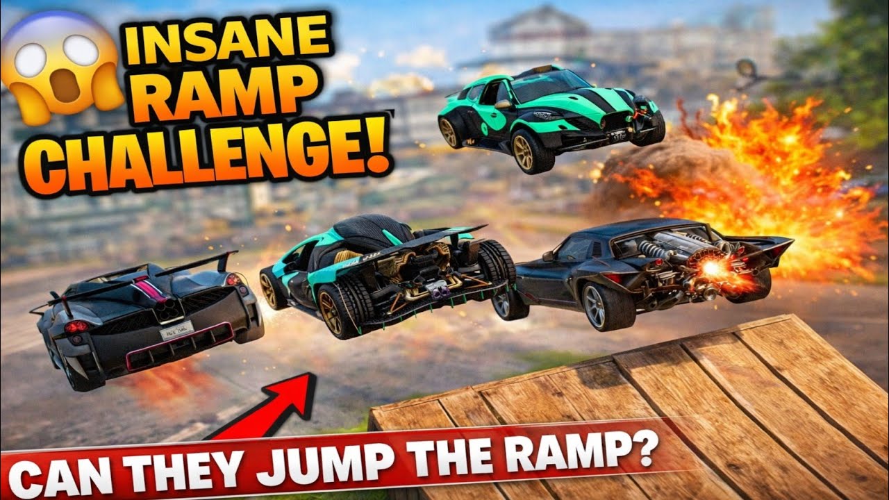 Best Supercar Ramp Jumping Challenge || Extreme Car Driving Simulator ...