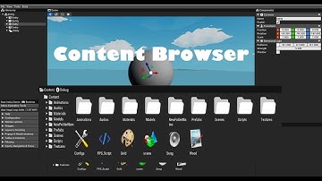 OpenGL Game Engine ImGui |  Content Browser | Showcase