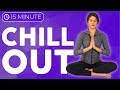 15 minute Slow Yoga Stretches 💙 CHILL OUT with Intention | Sarah Beth Yoga