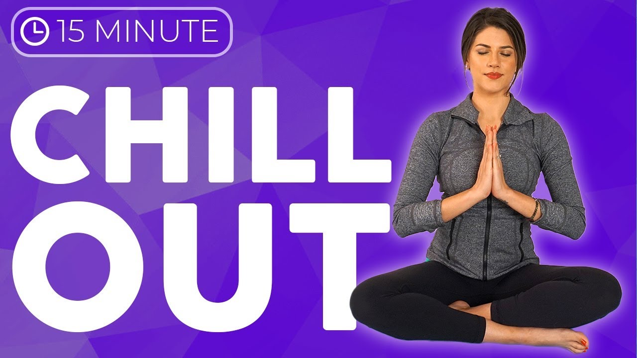 ⁣15 minute Slow Yoga Stretches 💙 CHILL OUT with Intention | Sarah Beth Yoga