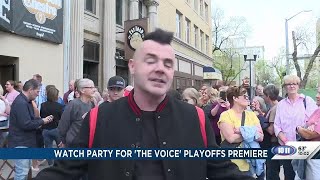 Bryan Oleson holds watch party for The Voice playoffs premiere