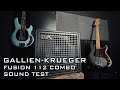 Gallienkrueger fusion 112 combo sound test