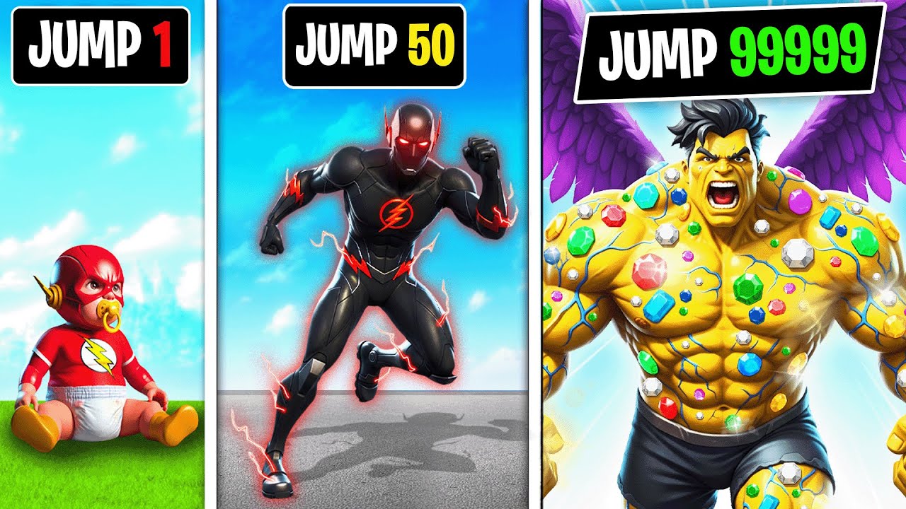 Superheroes Upgrade With Every Jump in GTA!