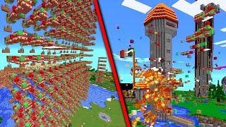TROLLEADA CON 300+ MISILES Y ROMPEN SURVILAND | SURVILAND 4.5 EP169 MINECRAFT SERIE TROLL APIXELADOS