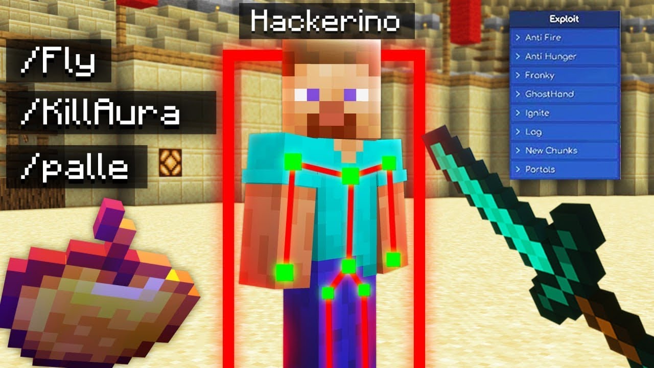 QUANTE HACK DEVE USARE UN HACKER PER POTERMI BATTERE SU MINECRAFT?!