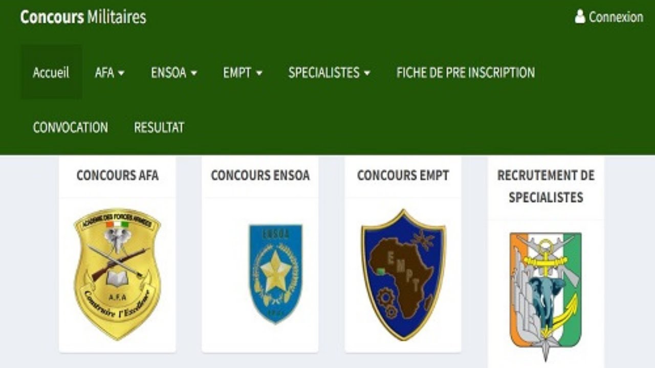 Concours Militaires 2023 AFA, EMPT Et ENSOA Procédure, Conditions De Candidature Et
