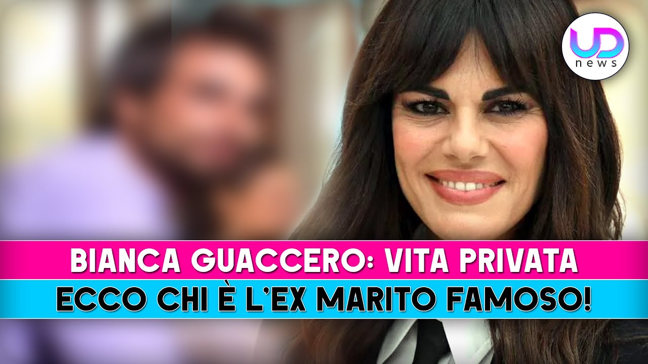 Bianca Guaccero, Vita Privata: Ecco Chi E' L'Ex Marito Famoso!