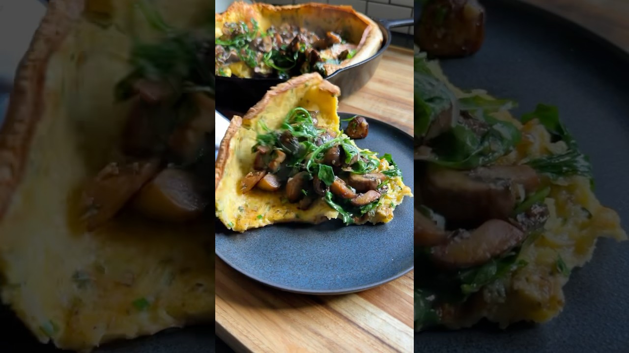 Sometimes you just gotta go savory over sweet and this Dutch baby recipe is for that time 