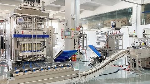 Fully automatic powder stick counting and packing line, stick bag cartoning machine