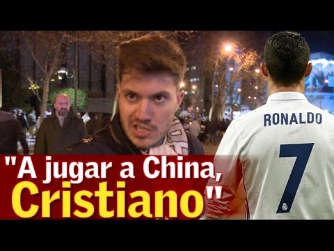 La afición descontenta con Cristiano: "A jugar a China"