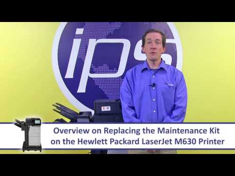 HP M630 - Replacing the Maintenance Kit