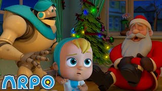 ¡Papa Noel Pánico! | El Robot ARPO y el Bebé | Caricaturas y Dibujos Animados Para Niños