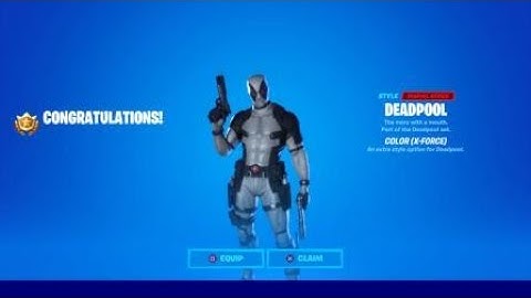 Fortnite Deadpool Style:  COLOR (X-FORCE)