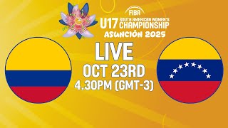 Colombia v Venezuela | Full Basketball Game | FIBA U17 South American Women's Championship 2025