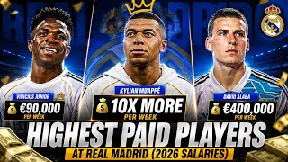 Highest Paid Player at Real Madrid (2026 Salaries)