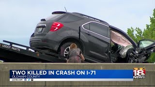 Two Killed In Crash On I-71 In Oldham County