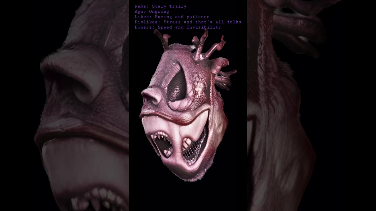 Unwanted Heartie Seven #horrorstory #monster #cute #creative #funny