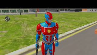 Police Robot Rope hero game 3d screenshot 2