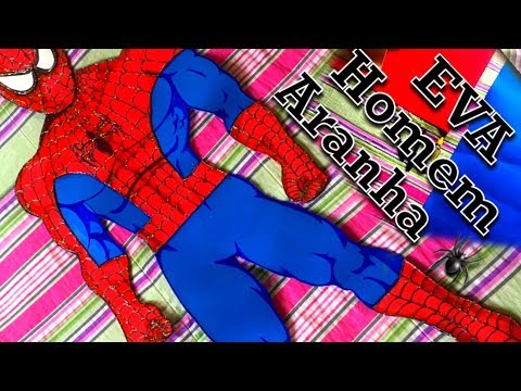 Homem Aranha de EVA 3D Decoração de Aniversario