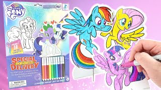 My Little Pony Mane 6 Popoutz Coloring Activity Speedcoloring