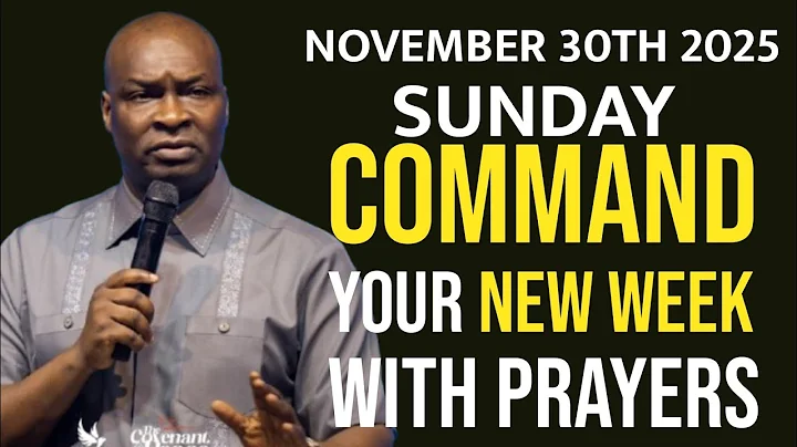 [SUNDAY 30TH NOVEMBER, 2025] SPEAK INTO YOUR SUNDAY BEFORE THE ENEMY DOES - APOSTLE JOSHUA SELMAN