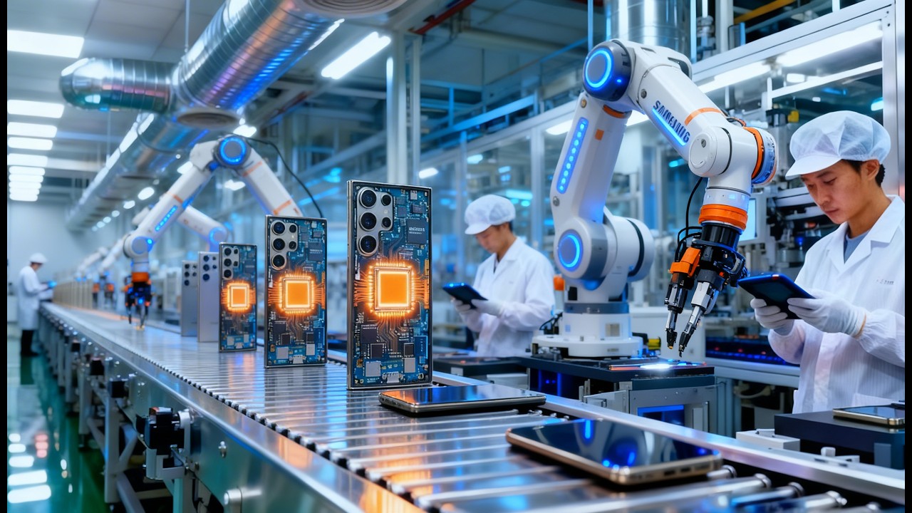 Inside Samsung Mega Factory: Mass Production of Millions of Smartphones (Full Process)