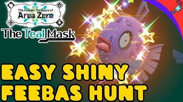 EASY Shiny FEEBAS Hunt Method in Teal Mask for Pokemon Scarlet Violet
