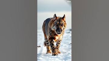 Wolf & Leopard Hybrid! 🐺🐆 | AI-Generated Fantasy Creature