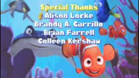 Finding Nemo Walkthrough -  Credits