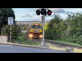 Tasrail tr05 tr07 2051 2054 53 train crossing glenwood road