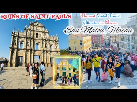 macau-vlog-part---2-ruins-of-saint-paul-to-saint-dominic-church-at-san-malo,-macau