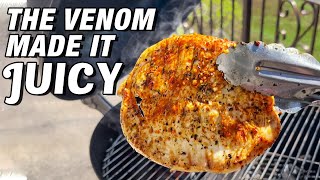 Grilling Juicy Chicken Breasts With Weber And Spider Grills Venom Attachment by Impossibly Kosher 1,005 views 1 year ago 5 minutes, 39 seconds