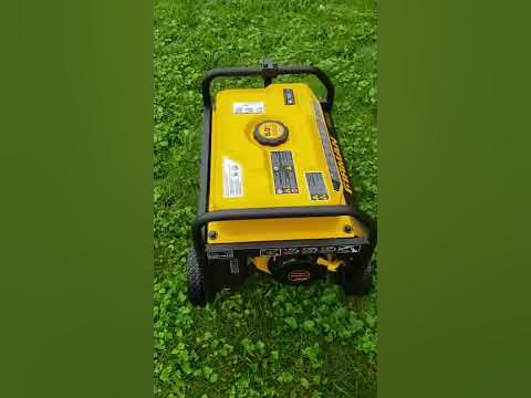 Firman 3550 watt generator idle no load - YouTube
