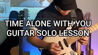 alvin deleon is live! BAD ENGLISH TIME ALONE WITH YOU GUITAR SOLO LESSON