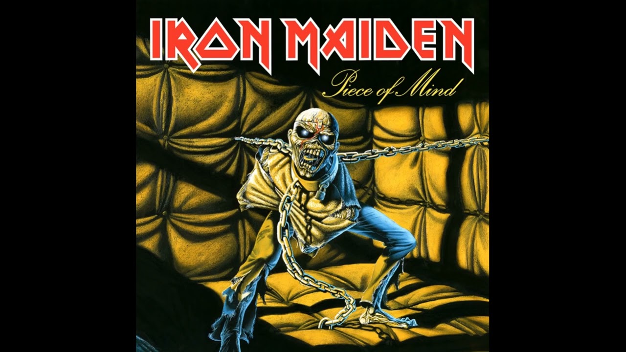 Iron Maiden Piece of Mind サイン入り Iron Maiden Mind 'Piece