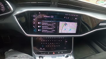 How to Find Points of Interest in Navigation in Audi A6 C8 ( 2018 - now )